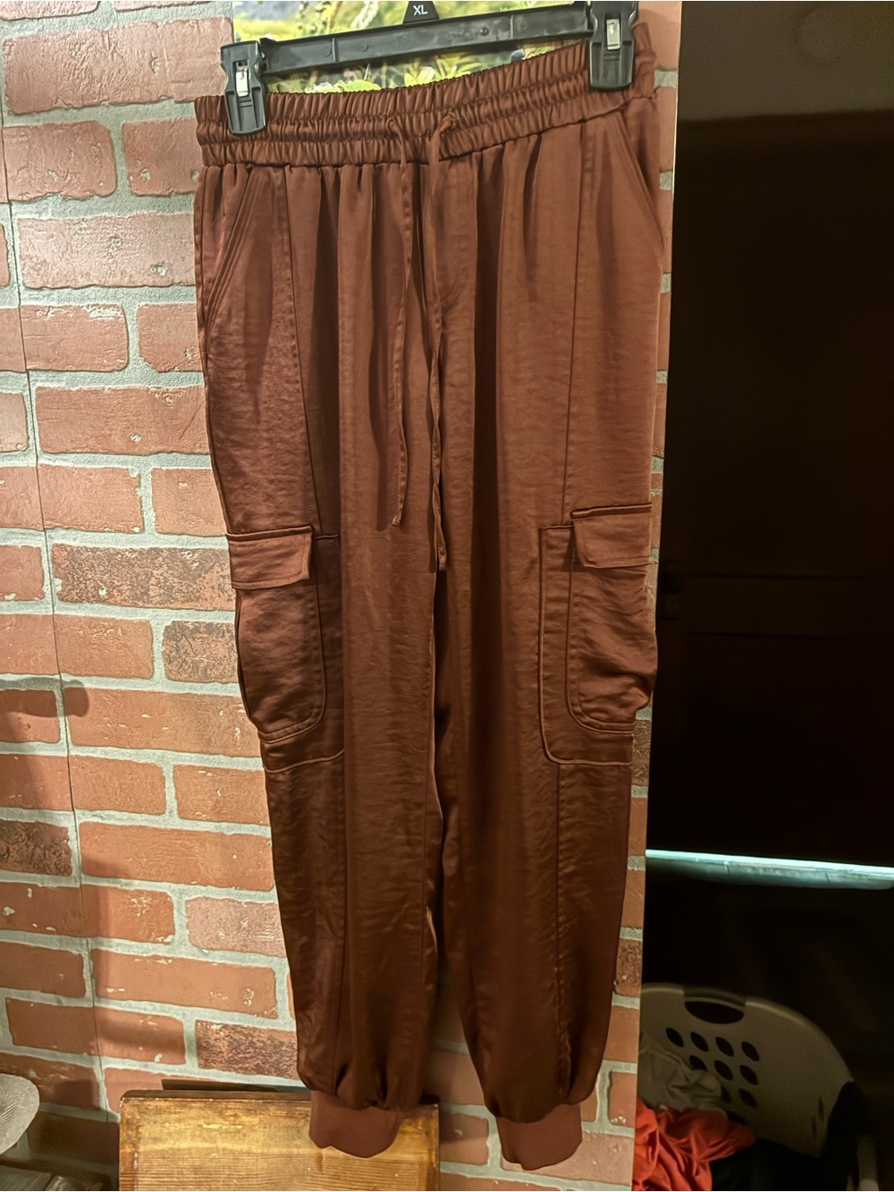 INC International Concepts Brown Cargo Jogger Pants